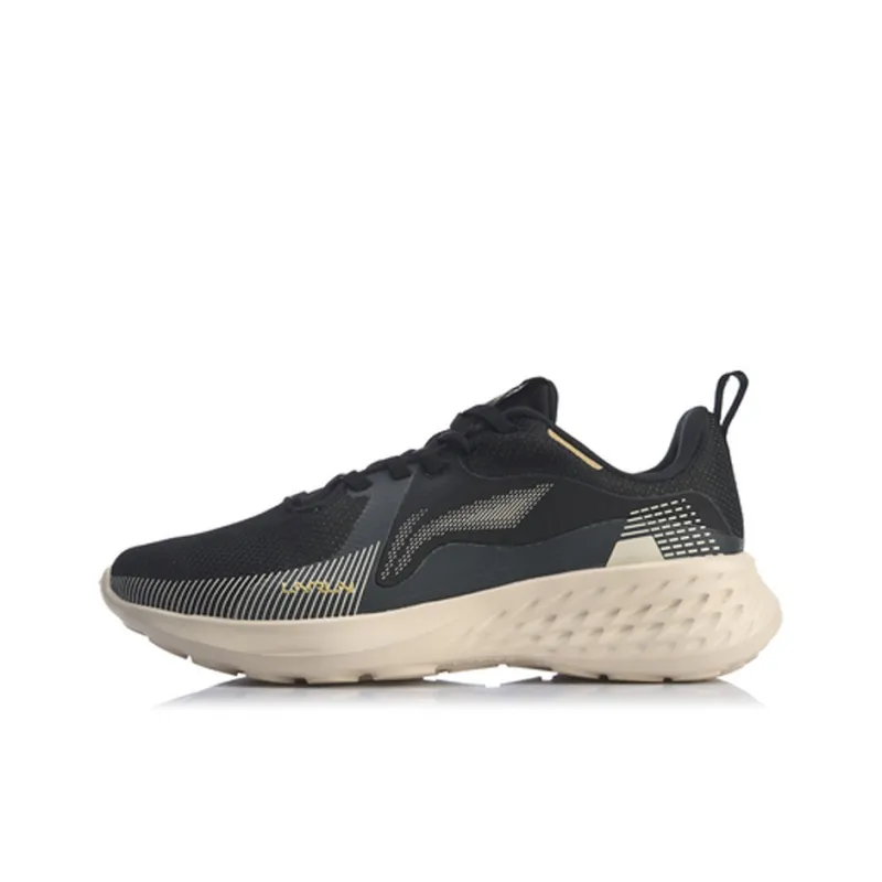 LiNing SOFT ELEMENT Element Anti Slip Wear Resistant Low Top Casual Shoes Women's Black-0