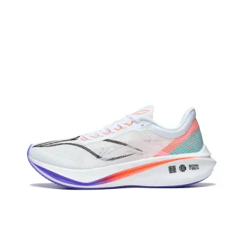 LINING Feidian 3 Challenger Running Shoes Men Low Top White/Cyan/Purple/Orange