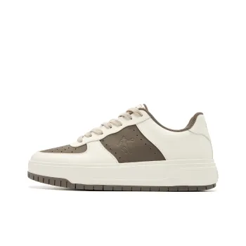 QIAODAN Five Centimeters Skateboard Shoes Men Low Top Walnut