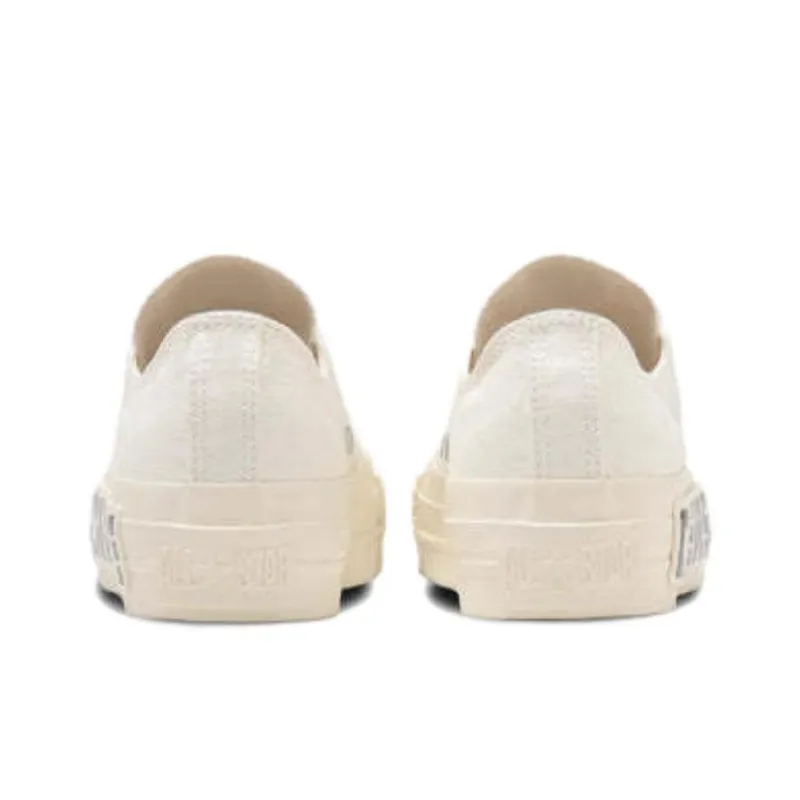 Converse All Star PLTS LOGOPATCH OX Abrasion Resistant Cushioning Low Top Canvas Shoes Women's White-4