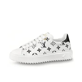 LOUIS VUITTON Lv Time Out Sneakers Black/White Women's