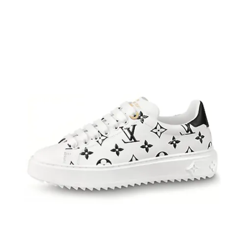 LOUIS VUITTON Time Out Casual Shoes Women's Low-Top Black