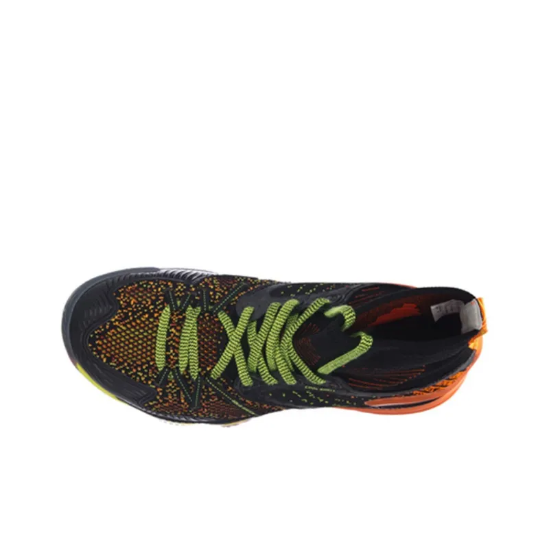 LiNing Ranger Chameleon Non slip Lightweight High Top Badminton Shoes Unisex Black-2