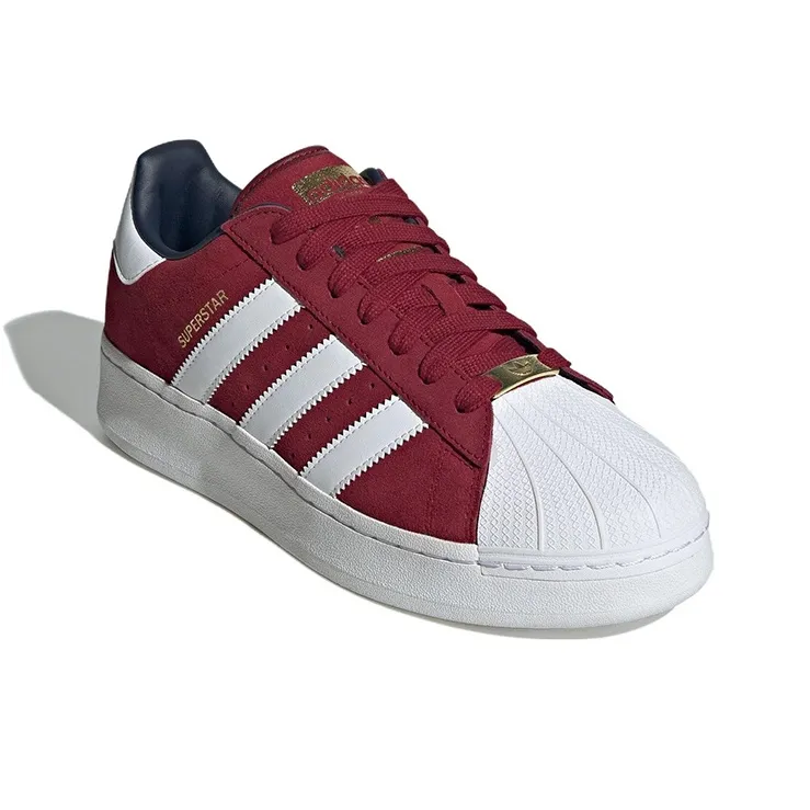 Adidas Superstar Xlg Collegiate Burgundy White-2