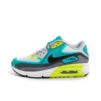 Nike Air Max 90 Cushioned Anti-Slip And Wear-Resistant Lightweight Low-Top Running Shoes Men's Green Yellow