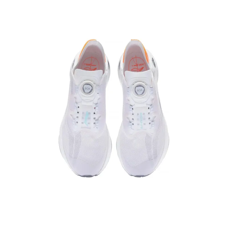 LiNing Jueying Anti Slip Wear Resistant Breathable Support Low Top Casual Running Shoes Men's White-3