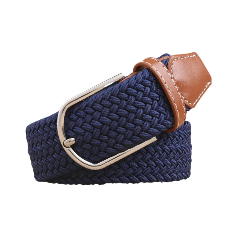 Emperor Penguin Korean Style Stretch Woven Elastic Pants Belt For Students Belt Unisex Width 3.5cm-0