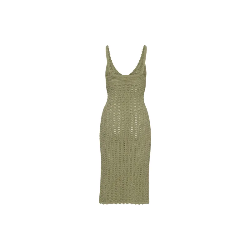 ARITZIA Wilfred Evie Midi Dress Slip Dresses Women's Bosana Green-1