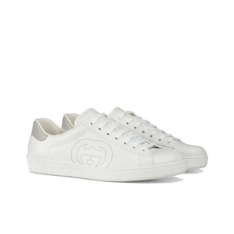 GUCCI Ace 'Interlocking G White Grey'-2