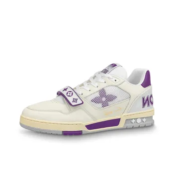 LOUIS VUITTON Lv Trainers 'Purple Mesh'