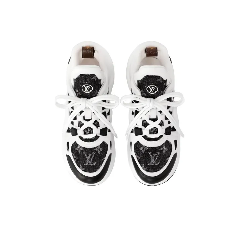 LOUIS VUITTON Archlight Mid Top Casual Shoes Women's Black-3