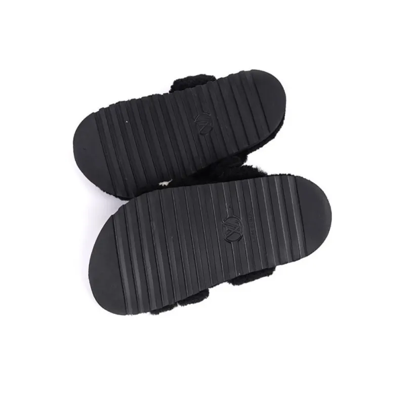 LOUIS VUITTON Paseo Comfort Odor Resistant Slide Slippers Women's Black-6