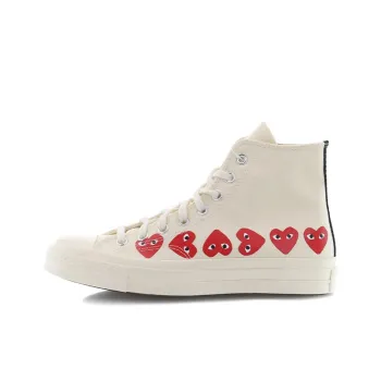 Converse Chuck Taylor All Star 70 Hi Comme Des Garcons Play Multi Heart White