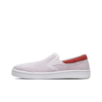 Skechers MARK NASON Classic Cup Anti-Slip And Wear-Resistant Lightweight Low-Top Skateboard Shoes Women's White Pink
