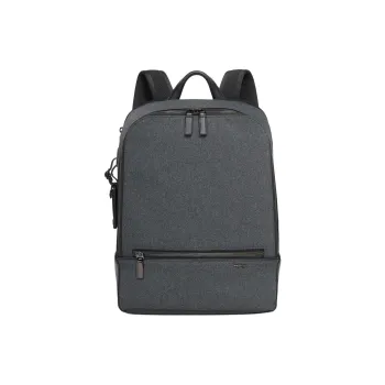 TUMI Polyester Backpack Unisex Deep Carbon