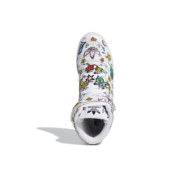 Adidas Forum 84 Hi Jeremy Scott Monogram Graffiti-4