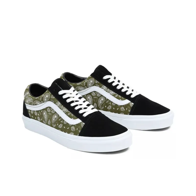 Vans Old Skool 'Paisley Black Olive'-2