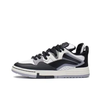 LiNing Wei Wu PRO Pro Panda Anti Slip And Wear Resistant Lightweight Low Top Skateboard Shoes Black White