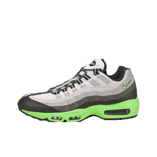 Nike Air Max 95 Casual Shoes Men Low-Top Gray Green