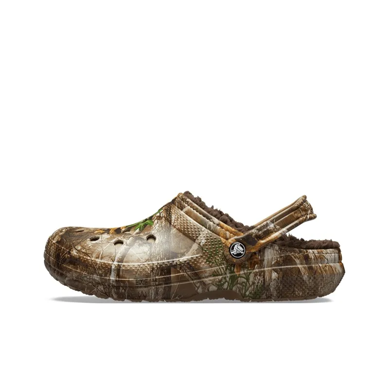Crocs Classic Lined Realtree Edge Clog 'Brown'-0