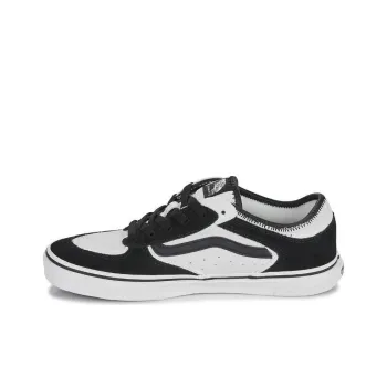 Vans Rowley Classic Cushioning, Wear Resistant Low Top Skateboard Shoes Women's Black White