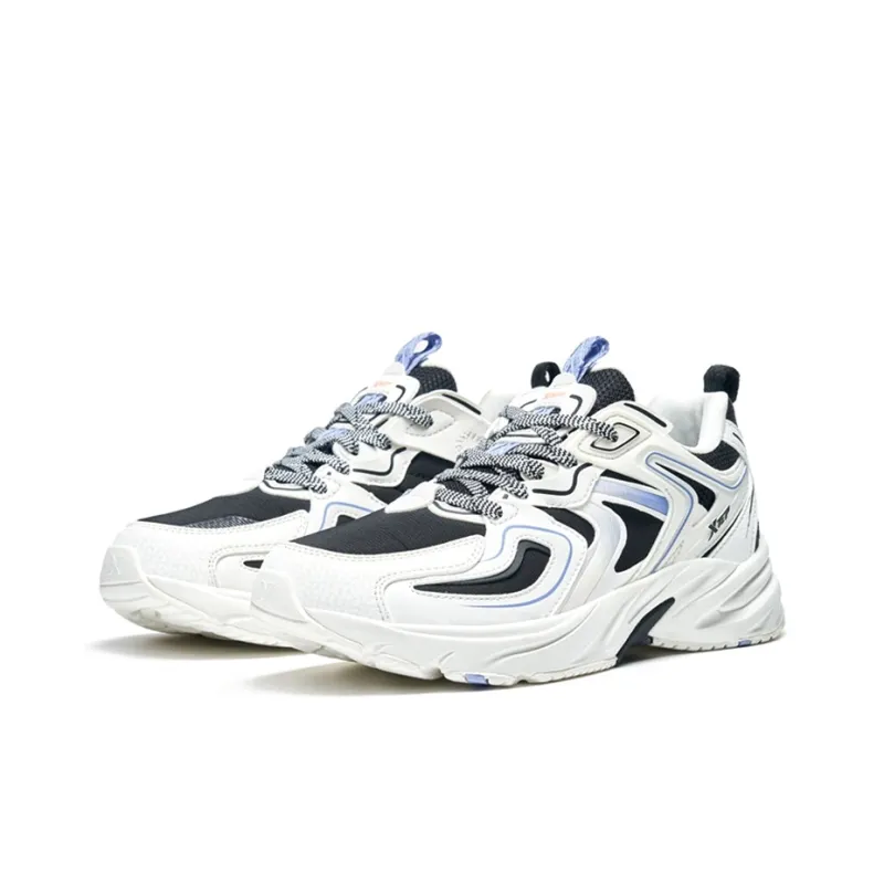 XTEP Absolute Dust 1.0 Low Top Running Shoes Women's Black White-1
