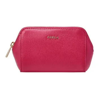 Furla Electra Layered Cow Leather Clutch Women's Pink