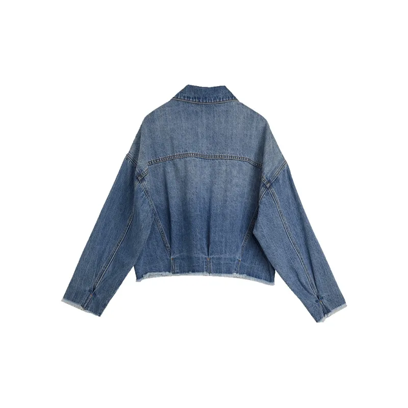 ELLE Denim Jackets Women's Blue-1