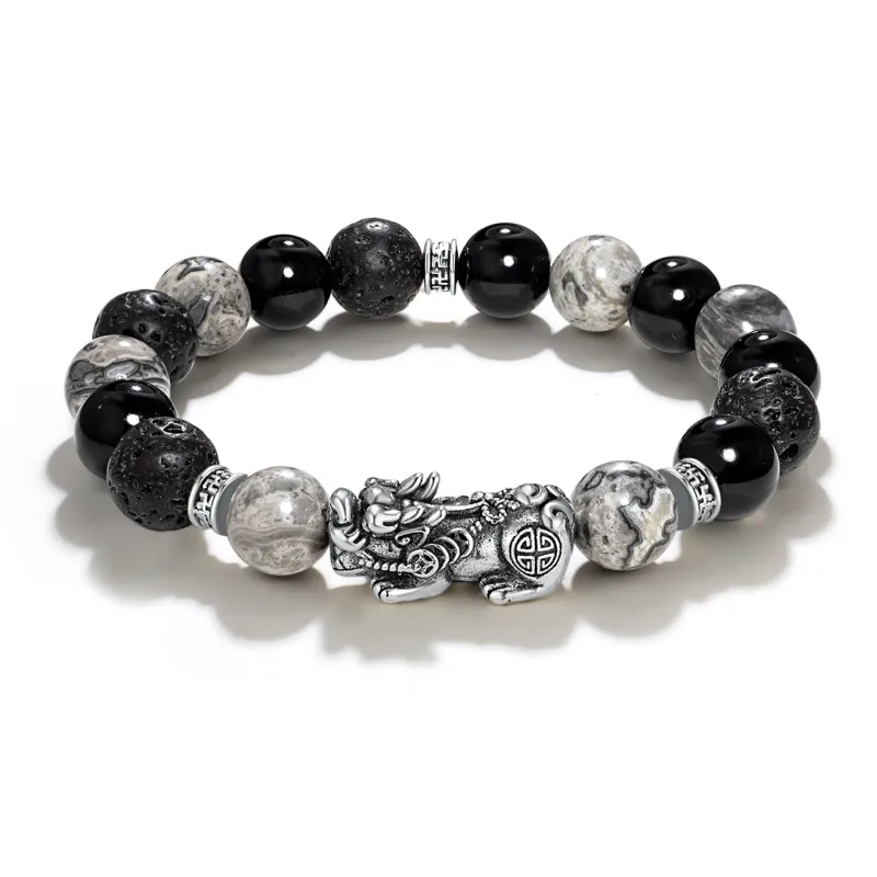 VOEX Map Stone Jade Bracelets Unisex-2