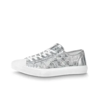 LOUIS VUITTON Tattoo Sneakers 'Silver Plaid Monogram'