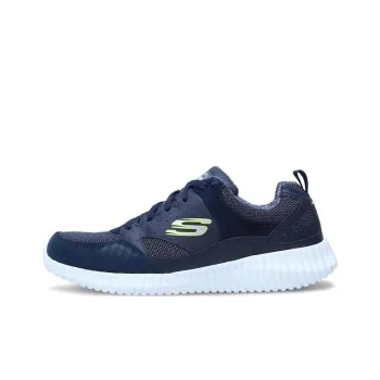 Skechers Elite Fle Cushioned Slip-Resistant Low-Top Sports Casual Shoes Navy