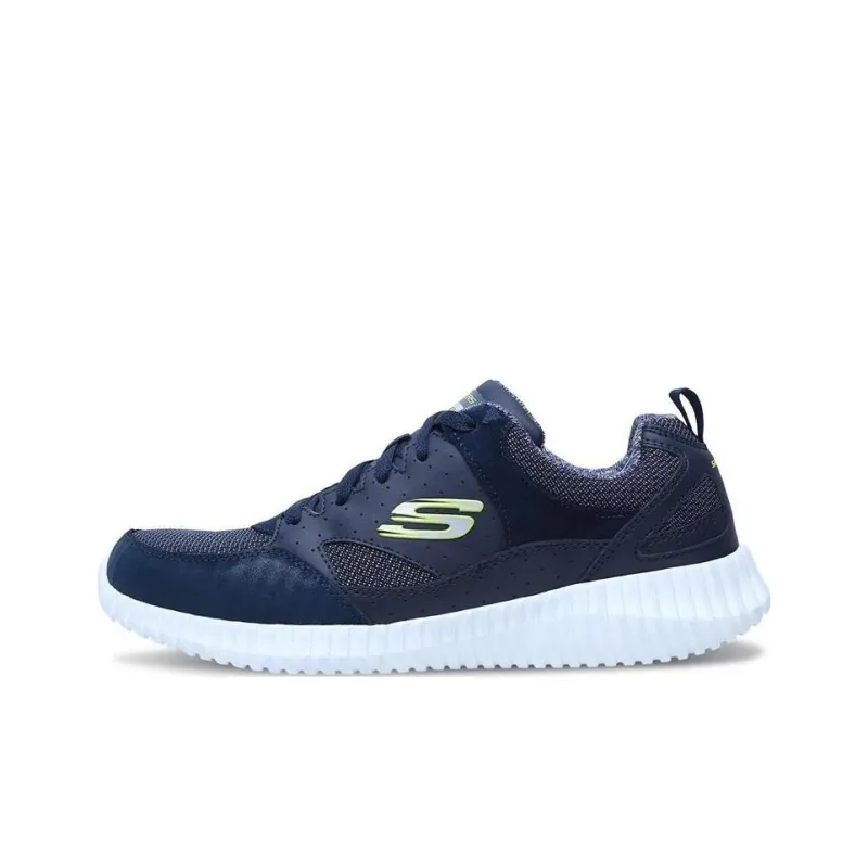 Skechers Elite Fle Cushioned Slip-Resistant Low-Top Sports Casual Shoes Navy-0