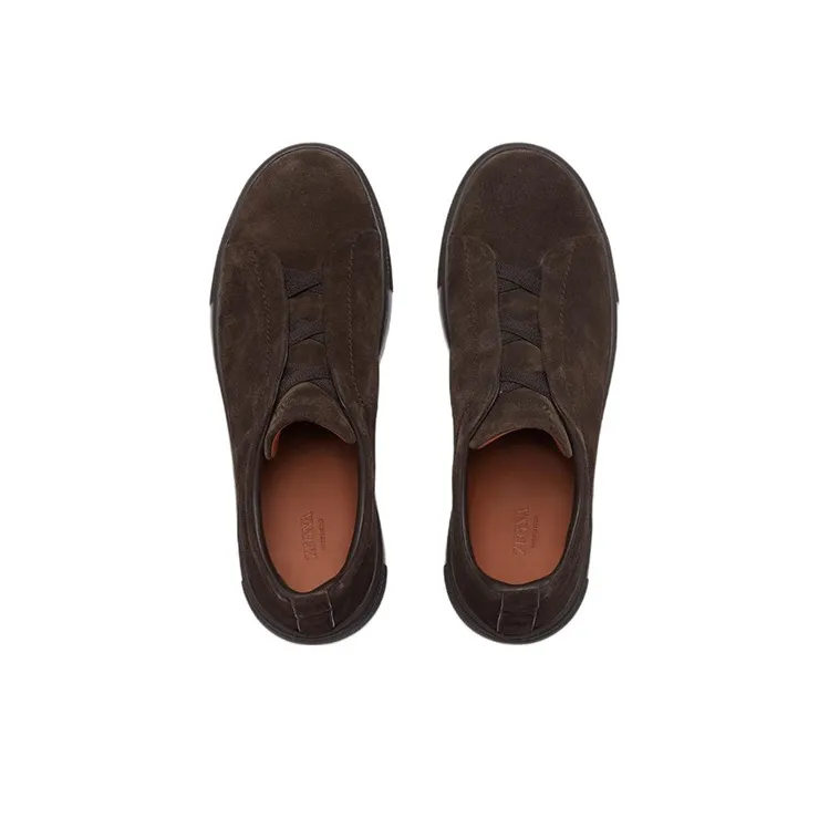 Zegna Slip-on Triple Stitch Sneakers-3