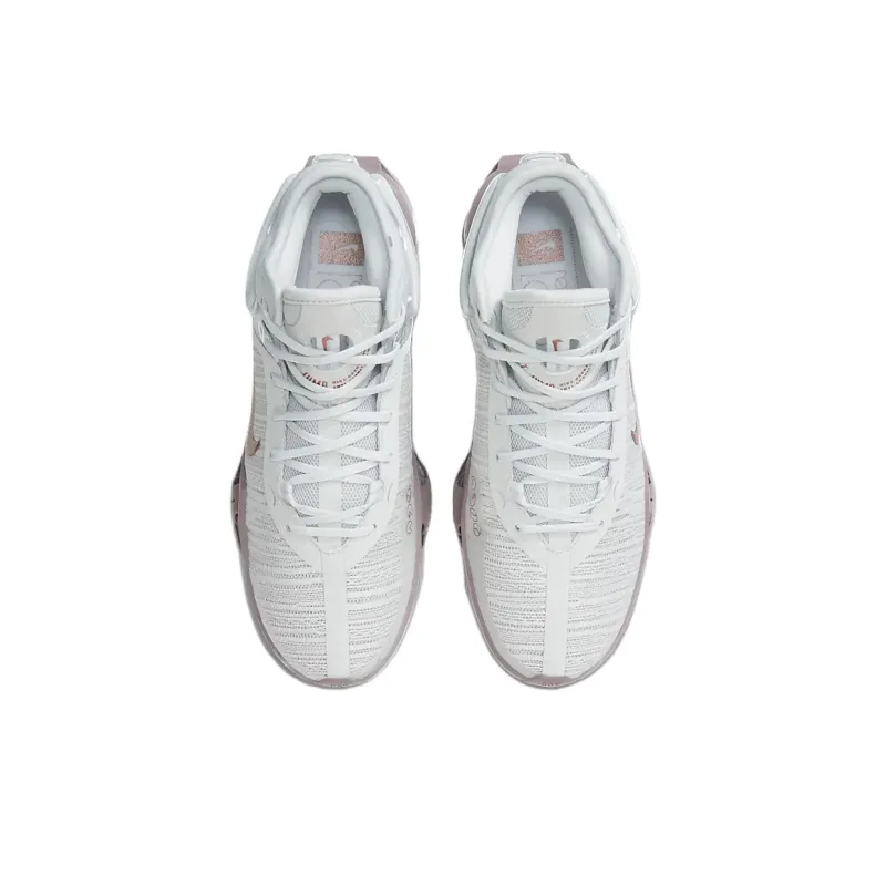 Nike Air Zoom G.T. Jump 2 Mid Top Basketball Shoes Men's White Gray Asian Version-3