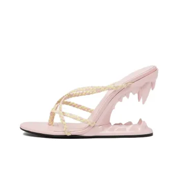 GCDS Morso 110mm Leather Thong Sandals