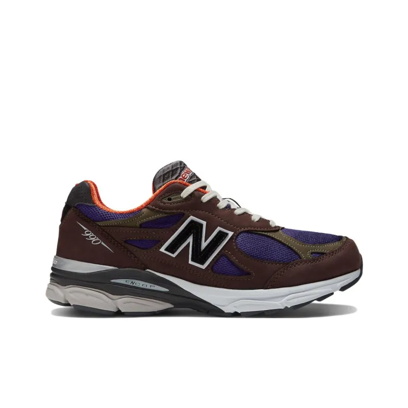 New Balance Teddy Santis X 990v3 Made In Usa 'Brown Purple'-1
