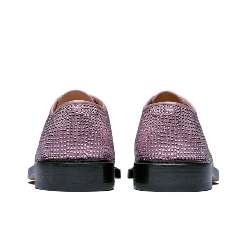 Maison Margiela Tabi Rhinestone-embellished Derby Shoes-4