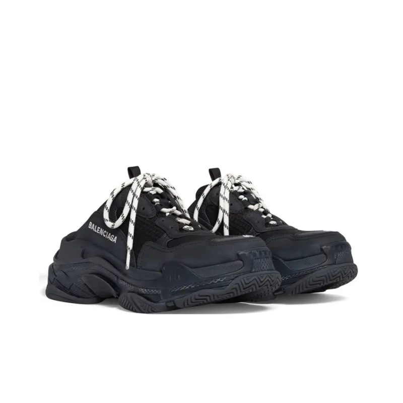 Balenciaga Triple S Stylish Sandal Women's Black-2