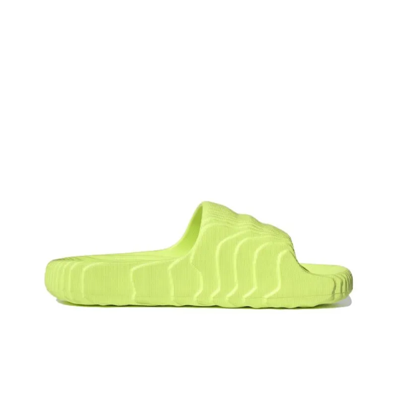 Adidas Adilette 22 Slides Solar Yellow-1