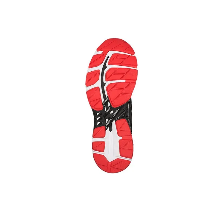 Asics GT 3000 5 Breathable And Wear resistant Low Top Running Shoes Men's Black Red-5