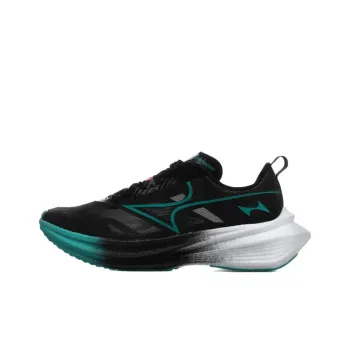 HEALTH HIRACER Cushioning Low Top Running Shoes Unisex Black Blue Green