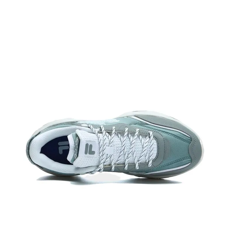 FILA FUSION Cheese Sneakers 'Grey Blue White' Women's-2
