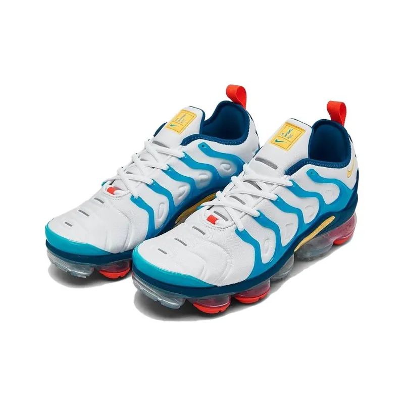Nike Air VaporMax Plus White Citron Pulse Industrial Blue-1