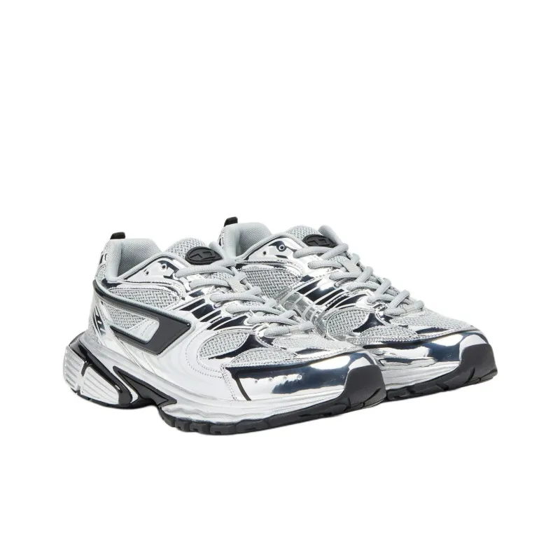 DIESEL S Serendipity Low Top Chunky Sneakers Men's Silver-2