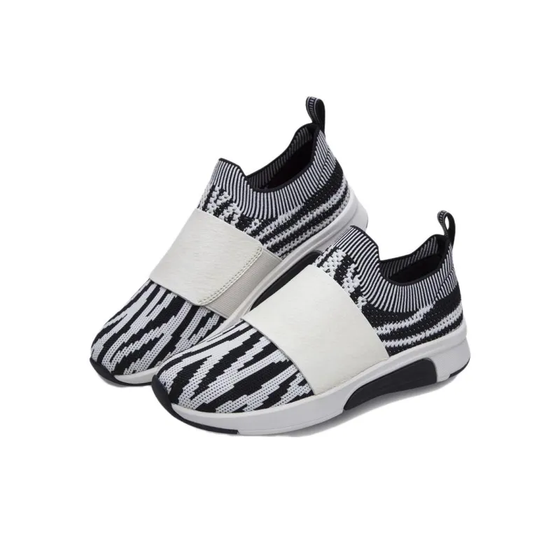 Skechers MARK NASON Modern Jogger Non-slip Lightweight Low-Top Sports Casual Shoes Women's Zebra Color-2
