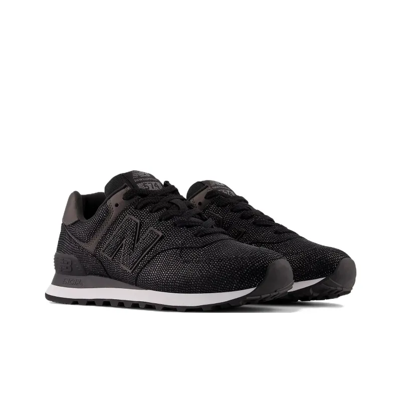 New Balance 574 Snakeskin Black Women's-2