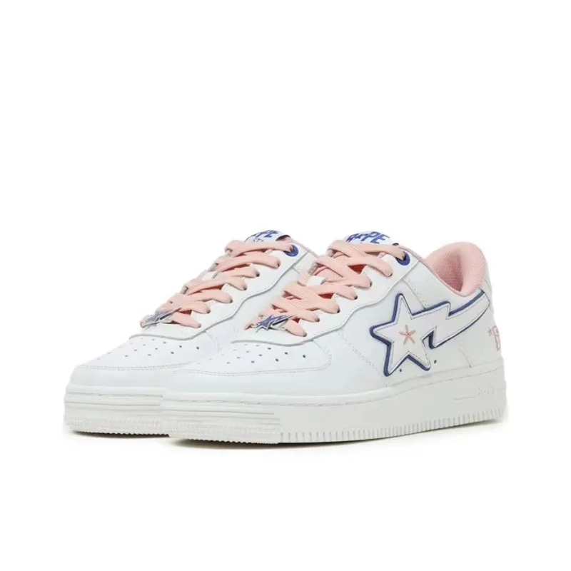 A BATHING APE A BATHING APE Bape Sta Bapy White Pink Women's-1