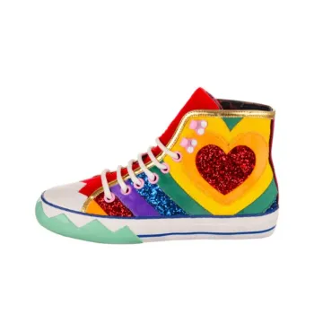 IRREGULAR CHOICE High-Top Skateboard Shoes Women's Multicolor
