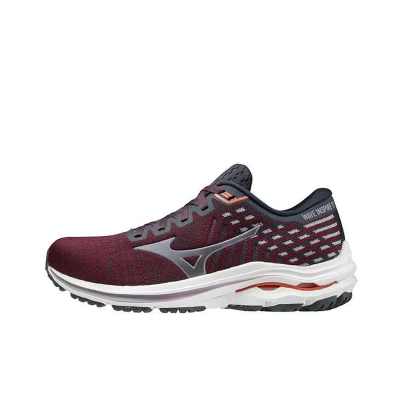 Mizuno Wave Inspire 17 Waveknit Wide 'Dark Red' Women's-0