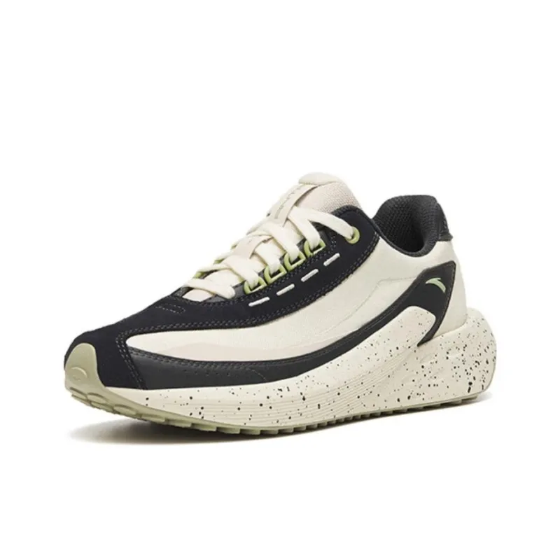 Anta Crystal Sugar 2 Wear Resistant Low Top Running Shoes Women's Koala Gray-2